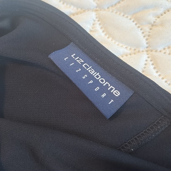 Liz Claiborne Lizport Slip Style Dress in Black Size Med - Picture 8 of 10